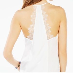 BCBG LENOR lace back cami